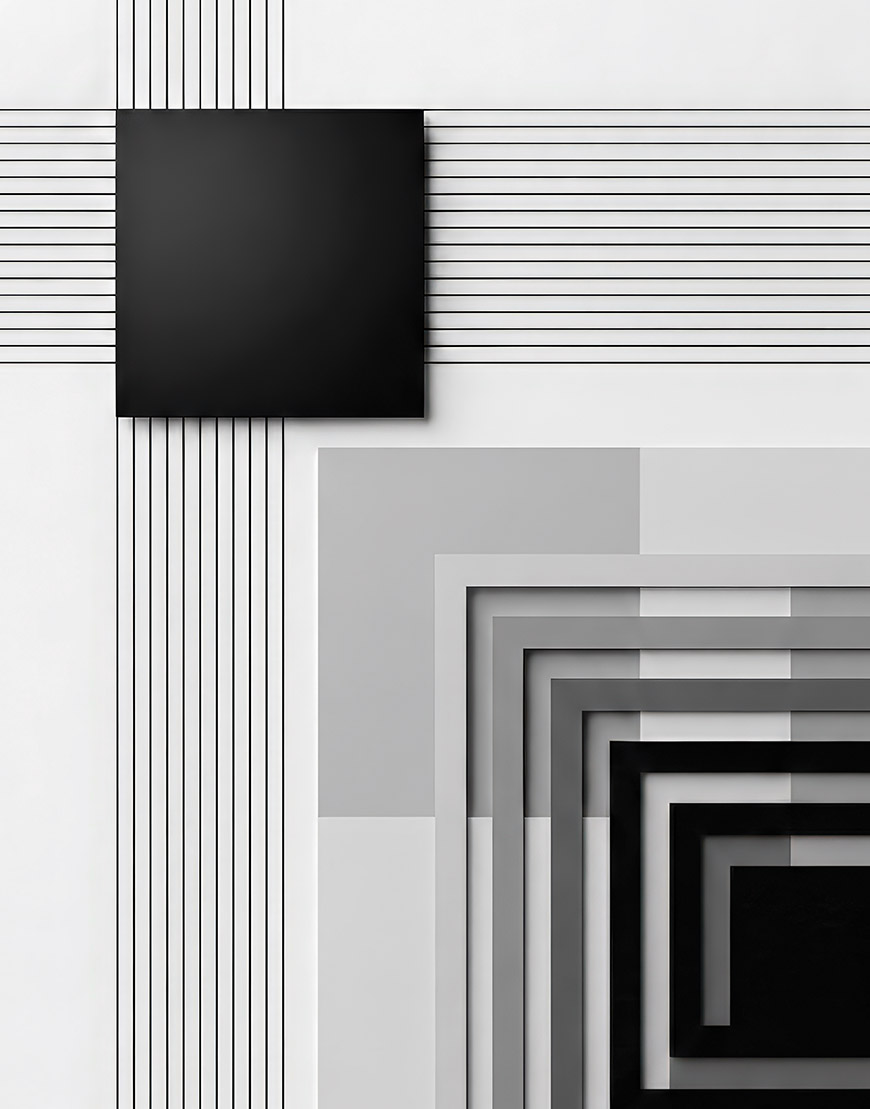 Architectural concrete colonnade — reflecting Aris slimline precision and balance