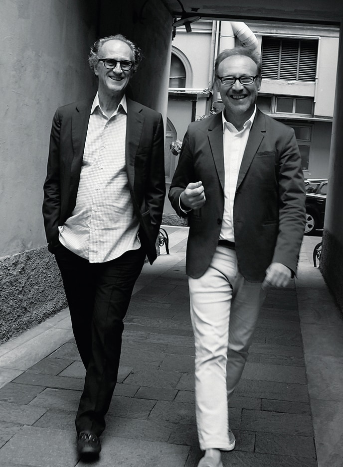 Matteo Thun and Antonio Rodriguez — designers of the Artize faucet collections