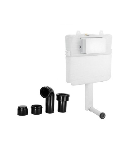 Pneumatic Single Piece Slim Concealed Cistern Body