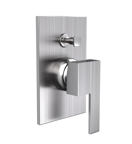 Single Lever High Flow Concealed Divertor Stainless Steel
