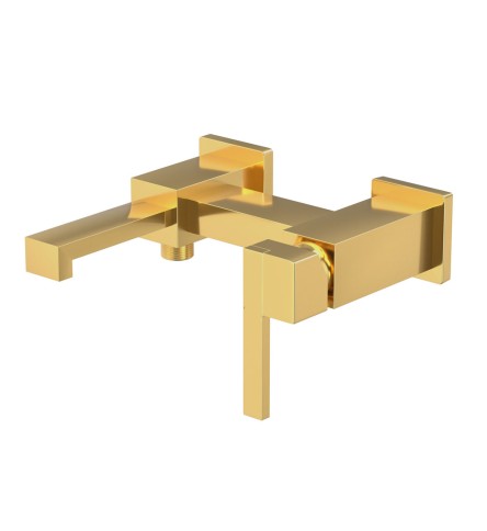 Single Lever Wall Mixer Full Gold