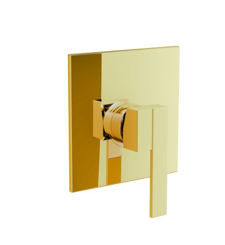 Single Lever Concealed Shower Mixer Full Gold