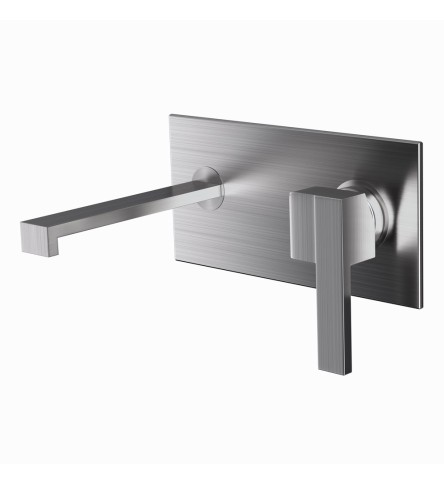 Single Lever Concealed Basin Mixer (Wall Mounted) Stainless Steel