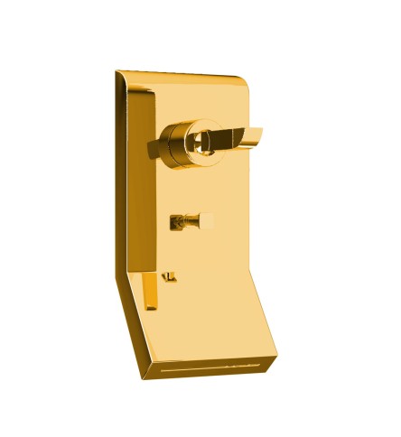 Exposed Part Kit of Joystick Concealed Divertor Consisting of built-in Bath Filler Full Gold