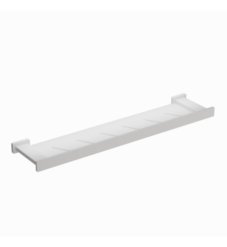 Stainless Steel Shelf White Matt