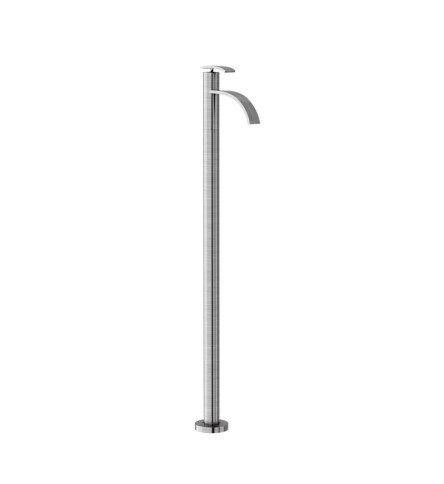 Floor Mounted Single Lever Basin Mixer Stainless Steel