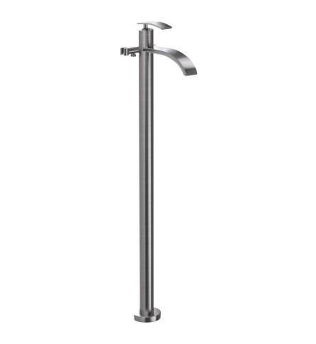 Floor Mounted Single Lever Bath Mixer Stainless Steel