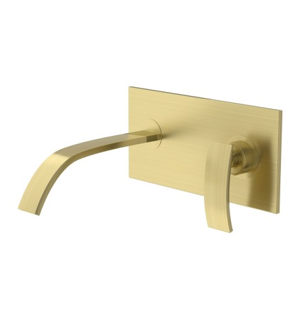 Single Lever Concealed Basin Mixer (Wall Mounted) Gold Dust
