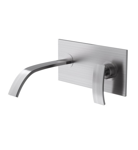 Single Lever Concealed Basin Mixer (Wall Mounted) Stainless Steel