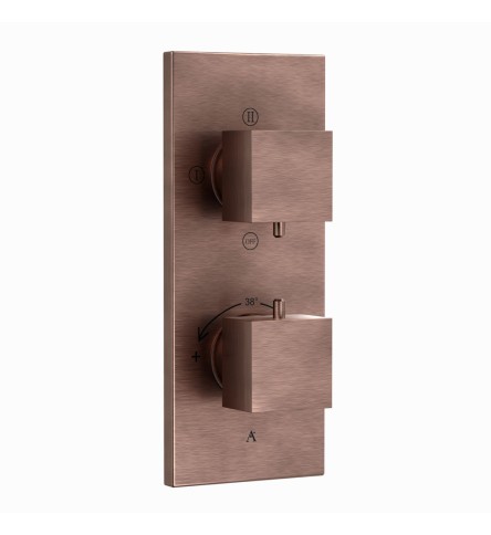 Thermatik-S concealed thermostat Antique Copper