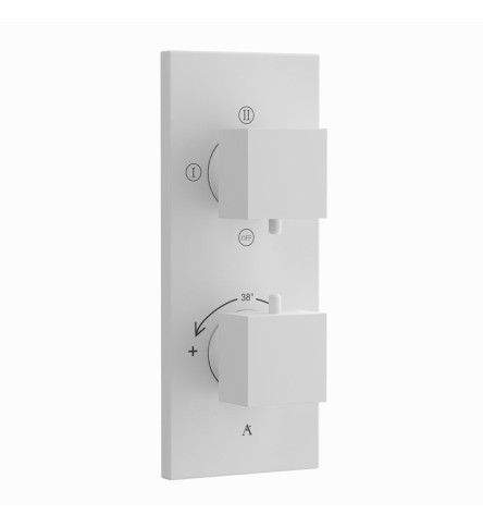 Thermatik-S concealed thermostat White Matt