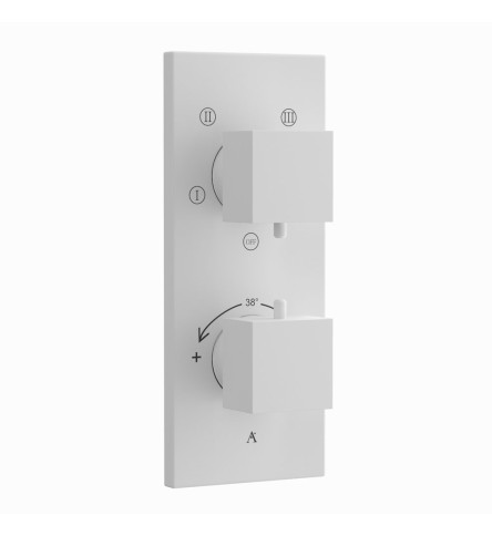 Thermatik-S concealed thermostat  White