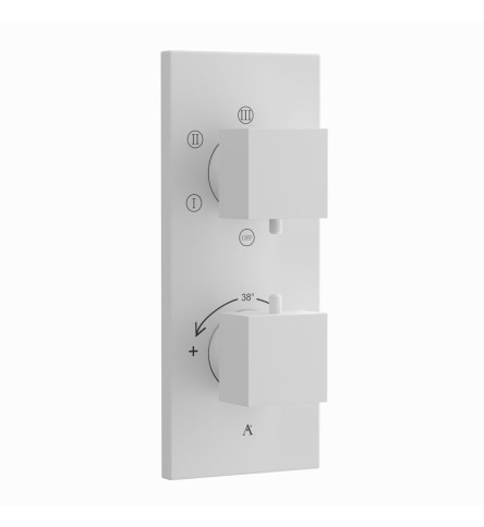 Thermatik-S Concealed Thermostat White Matt