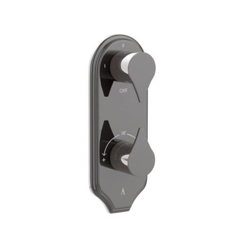 Concealed Thermostat Black Chrome