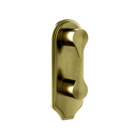 Concealed Thermostat Antique Bronze