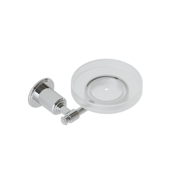 Wall Mounted Soap Dish Holder with Frosted Glass VIC Artize