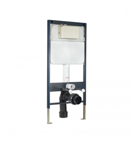 Pneumatic Single Piece Slim Concealed Cistern Body