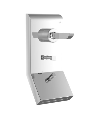 Exposed Part Kit of Joystick 3 in 1 Concealed Divertor Consisting of built-in Bath Filler