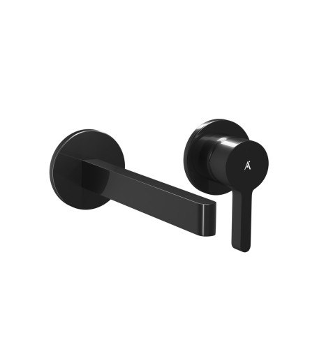 Exposed parts kit of single lever basin mixer wall mounted