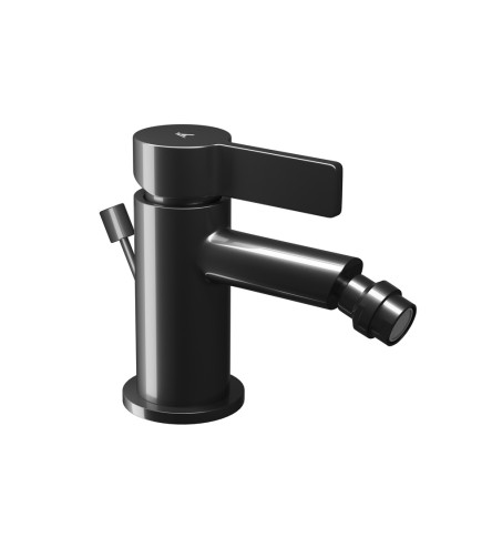 Single Lever 1-Hole Bidet Mixer with Popup Waste System
