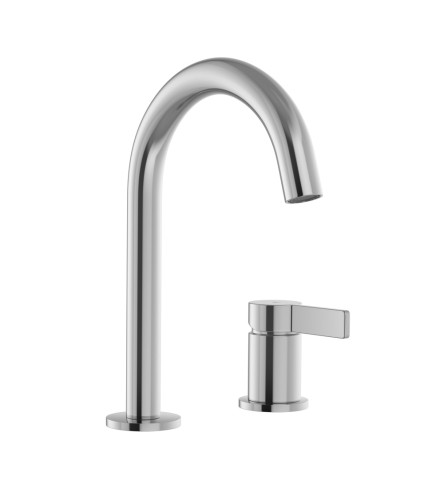 2-Hole Deck Mounted Single Lever Basin Mixer
