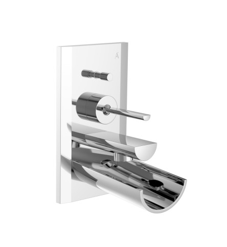 Exposed Part Kit of Joystick Concealed Divertor Consisting of built-in Bath Filler