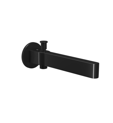 Bath Tub Spout with Button Attachment