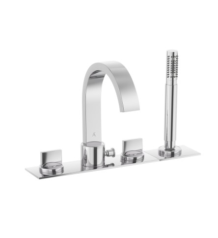 4-Hole Bath Tub Mixer