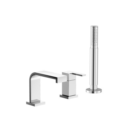 Single Lever 3 Hole Bath Tub Mixer