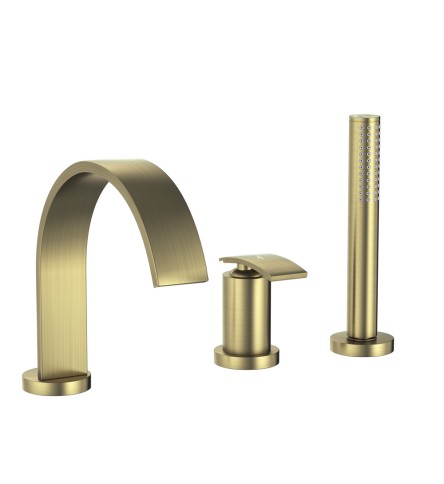 Single Lever 3 Hole Bath Tub Mixer