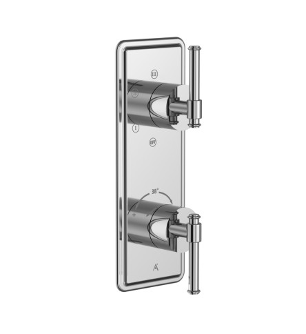 Exposed part kit of thermostatic shower mixer