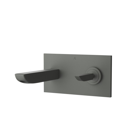 Joystick Concealed Basin Mixer (Wall Mounted) Graphite