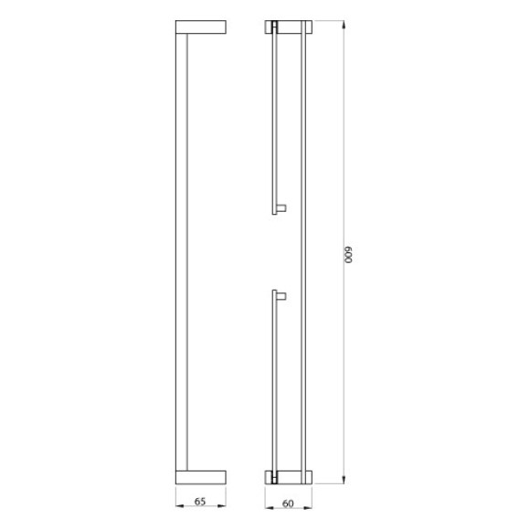 Single Towel Rail