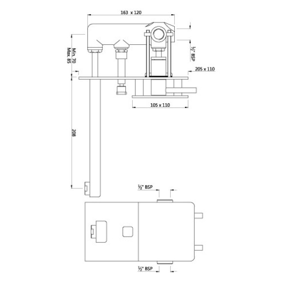Concealed Divertor