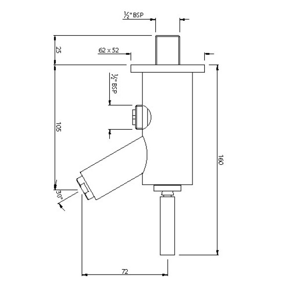 Joystick 2 Way Bib Cock