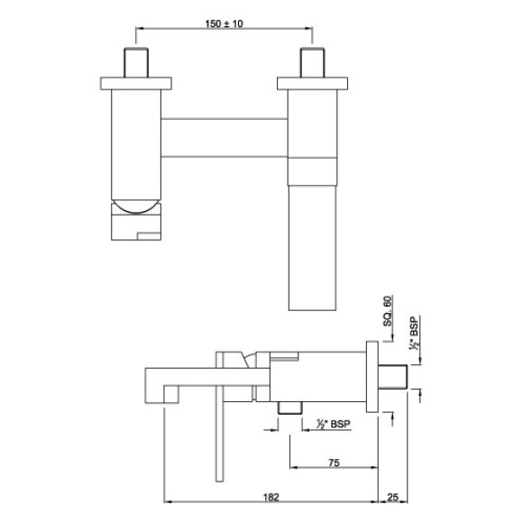 Single Lever Wall Mixer