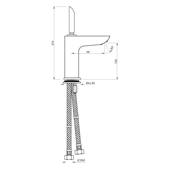 Joystick Basin Mixer