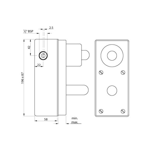 Concealed Body of Joystick Divertor
