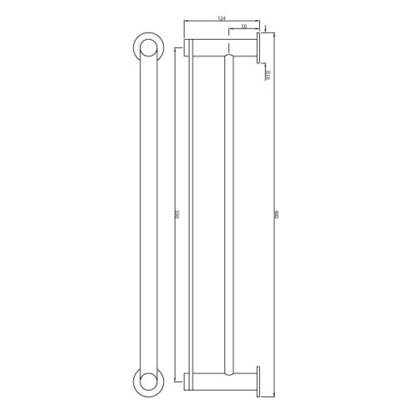 Double Towel Rail