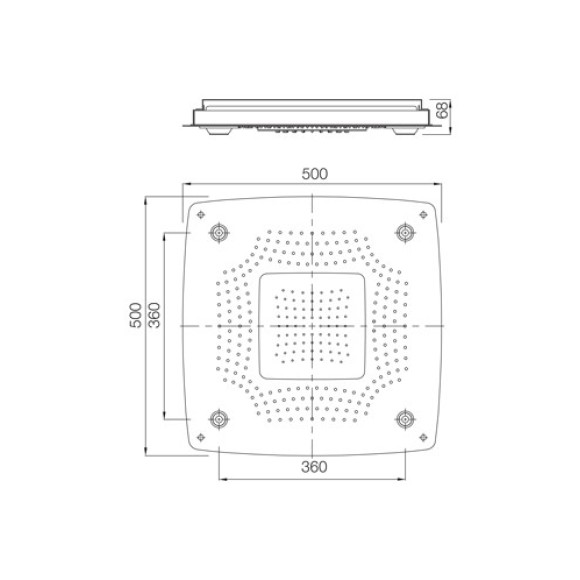 Rainjoy+ Square Shower