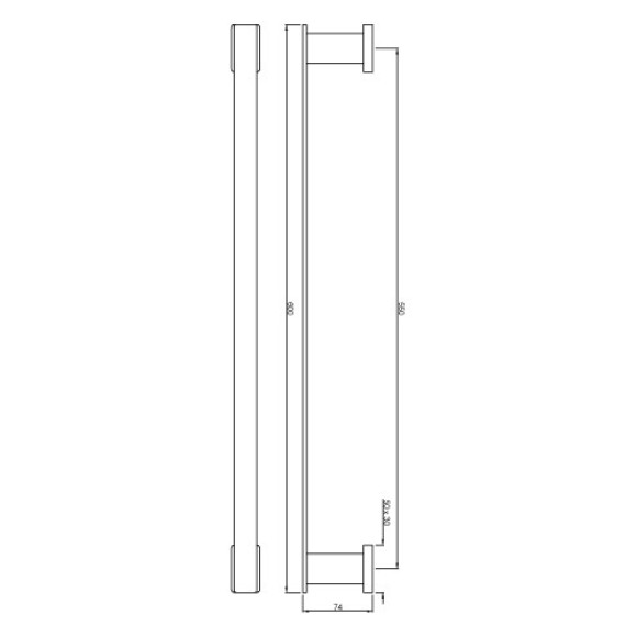 Single towel Rail