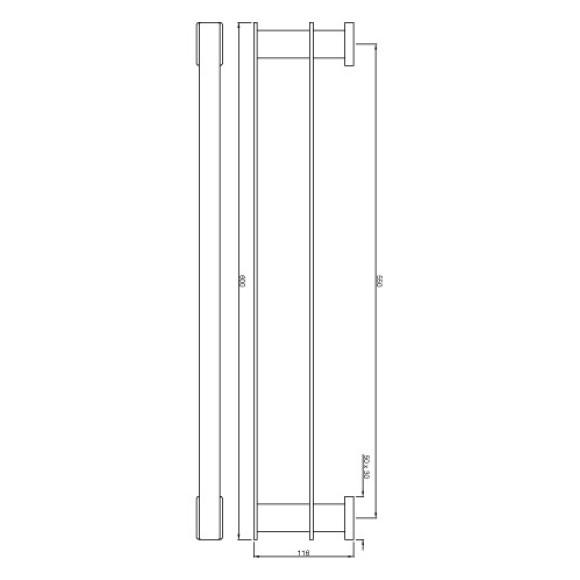Double Towel Rail