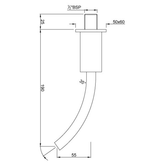 Cellini Bath Tub Spout