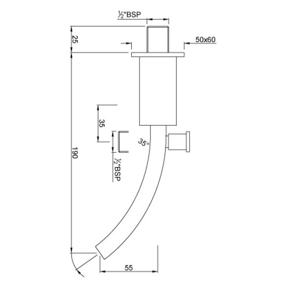 Cellini Bath Tub Spout
