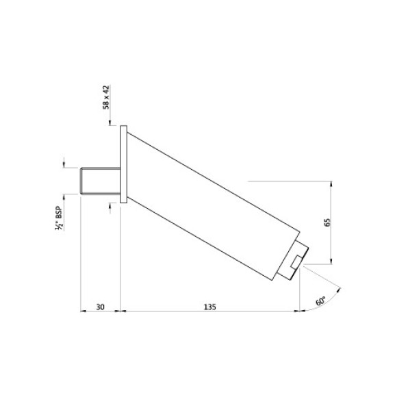 Kavalier Bath Tub Spout